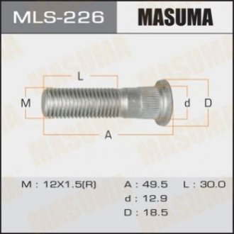Шпилька колесная - Masuma MLS226