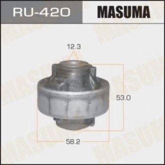 Сайлентблок CUBE_ Z11_ MARCH_ K12_ front low - Masuma RU420 (фото 1)