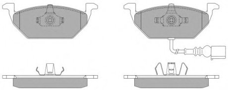 Колодки передние (дисковые), с датчиком 03- Fremax FBP107001 (фото 1)