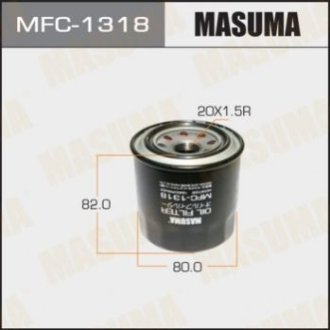 Фільтр масляний C-307 MFC-1318 - Masuma MFC1318 (фото 1)