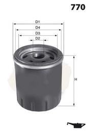 Масляний фільтр R 1.9DCI - MECAFILTER ELH4392 (фото 1)