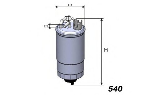 Топливный фильтр - Misfat M275