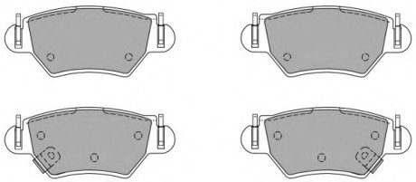 Комплект тормозных колодок дисковый тормоз - Fremax FBP1082