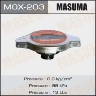 Кришка радіатора (NGK-P559, TAMA-RC12, F - Masuma MOX203