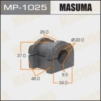 Втулка резиновая СПУ Masuma MP-1025 (фото 1)