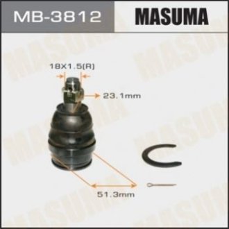 Кульова опора front low HDJ101, UZJ101 уп. 1 шт - Masuma MB3812 (фото 1)