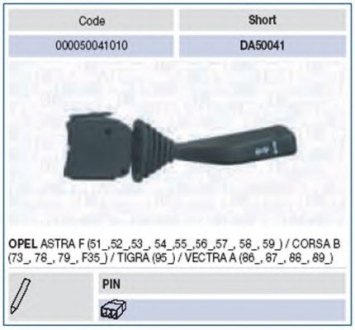 Выключатель на колонке рулевого управления MAGNETI MARELLI 000050041010 (фото 1)