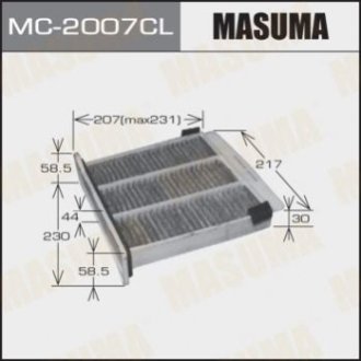 Повітряний фільтр Салонний АС- (1_20) - Masuma MC-2007CL (фото 1)