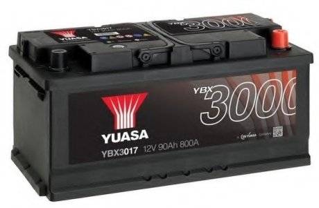 Акумулятор YUASA YBX3017 (фото 1)