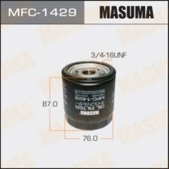 Фільтр масляний - Masuma MFC-1429 (фото 1)