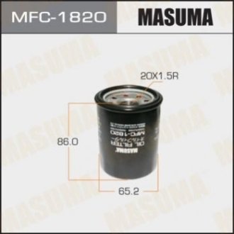 Фільтр масляний - Masuma MFC1820