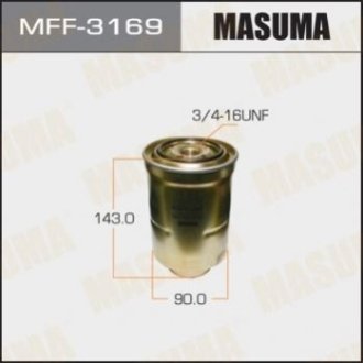 Фильтр топливныйMASUMA FC-158 MFF-3169 - Masuma MFF3169 (фото 1)