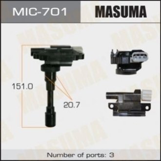 Катушка зажигания, SUZUKI - Masuma MIC-701 (фото 1)