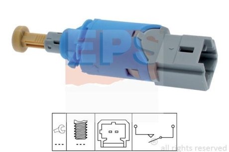 Выключатель, привод сцепления (tempomat); выключатель, привод сц EPS 1810224 (фото 1)