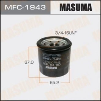 Фільтр масляний - Masuma MFC1943 (фото 1)