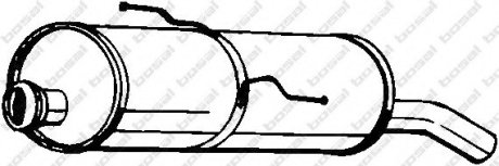 Задній. глушник,випускна сист. BOS190-199 BOSAL Bosal Benelux N.V. 190199