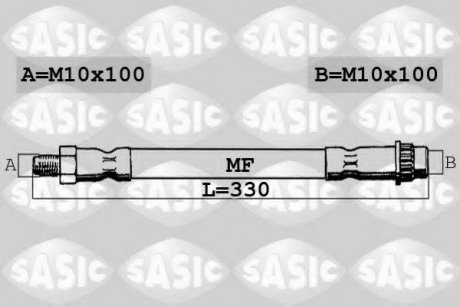Тормозной шланг - Sasic SBH4091