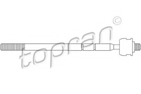 Осевой шарнир, рулевая тяга Topran (Hans Pries) 301 383 (фото 1)