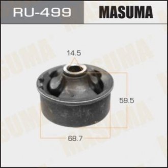Сайлентблок переднего нижнего рычага - Masuma RU499 (фото 1)