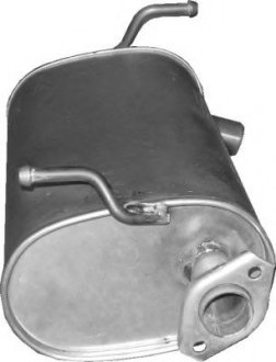 Глушитель алюм. сталь, задн. часть Suzuki Jimny 1.3i 16V 4X2+4X4 10/98-07/04 (25 Polmostrow 25.55