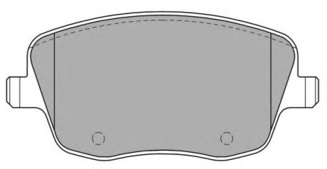 Комплект тормозных колодок, дисковый тормоз Fremax FBP-1256 (фото 1)