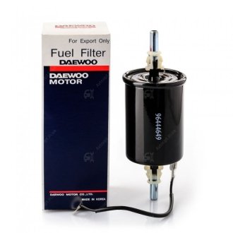 Фильтр очистки топлива бензиновый корпусный (с проводом) Daewoo Motor 96444649