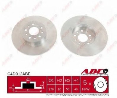 Тормозной диск - ABE C4D012ABE