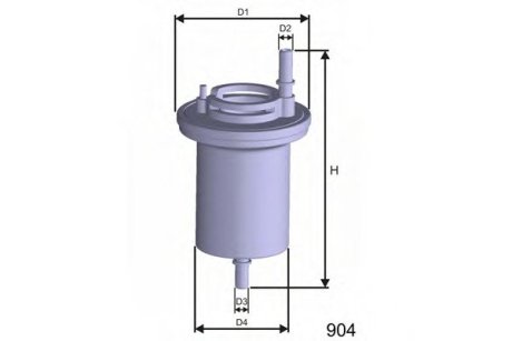 Топливный фильтр - Misfat E100 (фото 1)