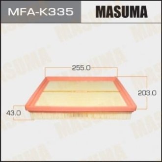 Воздушный фильтр (1_40) KIA_ MAGENTIS_ V2000, V2700 05- - Masuma MFAK335 (фото 1)
