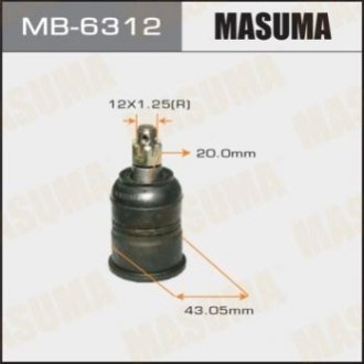 Шаровая опора - Masuma MB-6312 (фото 1)