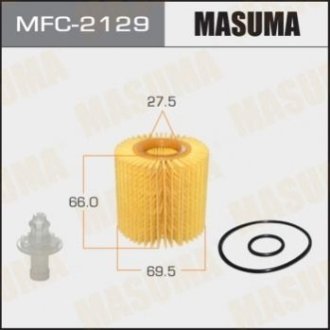 Фільтр масляний - Masuma MFC2129 (фото 1)