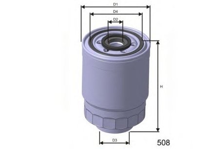 Фильтр топливный HYUNDAI/KIA DIZ Misfat M443