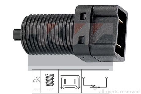Выключатель фонаря сигнала торможения KW 510075 (фото 1)