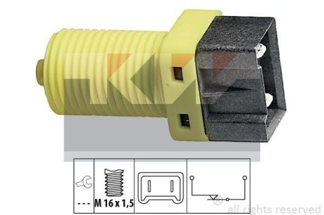 Включатель стоп сигнала (мех.) KW 510133 (фото 1)