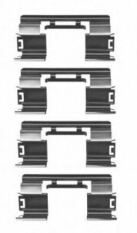 Комплектующие, колодки дискового тормоза TEXTAR 82505200 (фото 1)