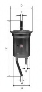 Топливный фильтр Sofima S 1828 B (фото 1)