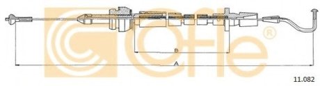 Трос акселератора - COFLE 11082 (фото 1)