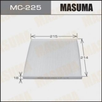 Повітряний фільтр Салонний АС- 102_ AC-105 (1_40) - Masuma MC-225 (фото 1)