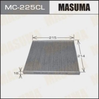 Воздушный фильтр Салонный Угольный - Masuma MC225CL (фото 1)