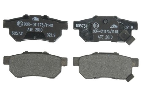 Комплект тормозных колодок, дисковый тормоз ATE 13046057312 (фото 1)