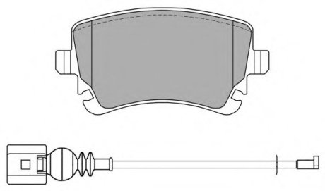 Комплект тормозных колодок, дисковый тормоз Fremax FBP-1368-01 (фото 1)