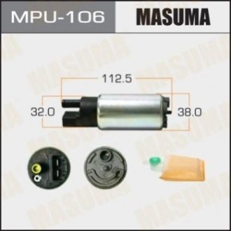 Насос топливный (без колбы) b10rs - Masuma MPU106 (фото 1)