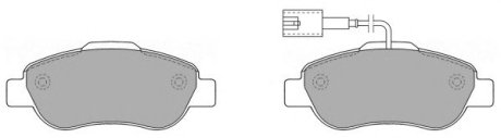 Комплект гальмівних колодок, дискове гальмо Fremax FBP-1355-01 (фото 1)