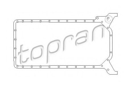 Прокладка, масляний піддон Topran (Hans Pries) 401 220 (фото 1)
