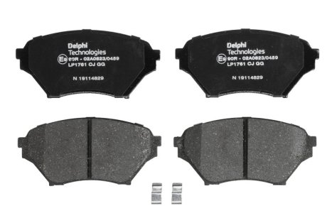 Гальмівні колодки, дискові DELPHI LP1761 (фото 1)