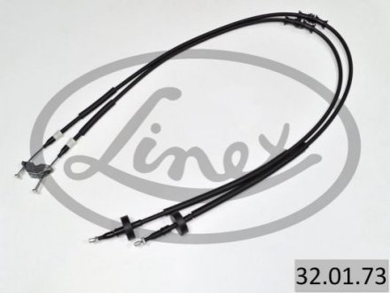 Трос ручника (задний) Opel Zafira A 1.6-2.2DTI 16V 00-05 (1680/1495+1495) LINEX 32.01.73 (фото 1)