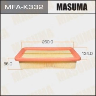 Воздушный фильтр (1_40) KIA_ RIO_ V1400, V1600 06- - Masuma MFAK332 (фото 1)