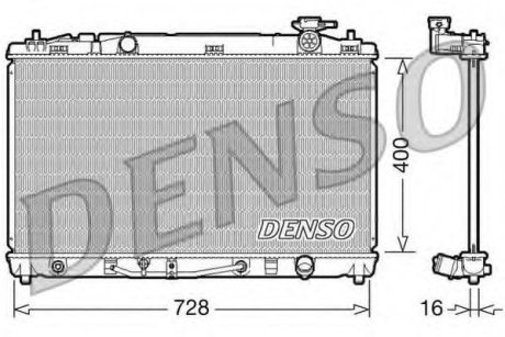 Конденсер Denso DRM50042