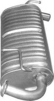 Алюм глушник. сталь, задн. частина Suzuki Jimny 1.3 Off-Road 4WD 08/05- Polmostrow 25.58
