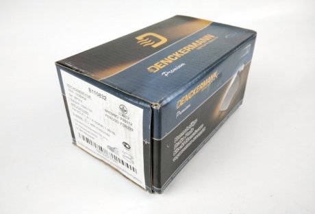Комплект тормозных колодок, дисковый тормоз Denckermann B110832